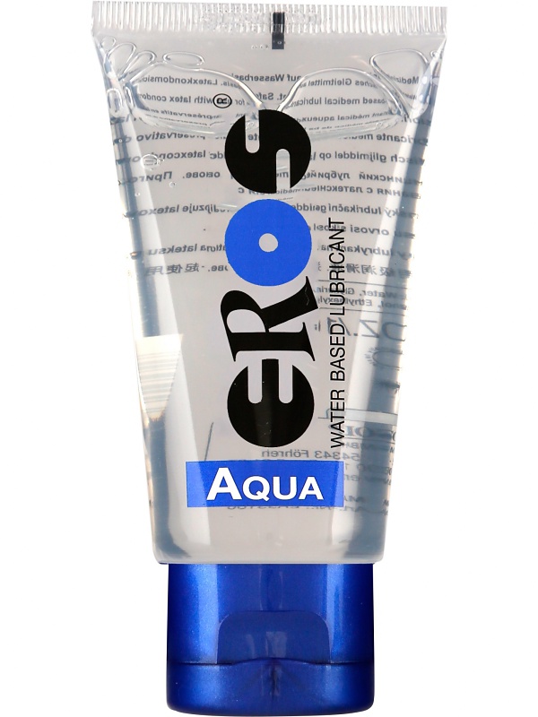 Eros Aqua: Vattenbaserat Glidmedel (Tub), 50 ml | Glidmedel | Intimast