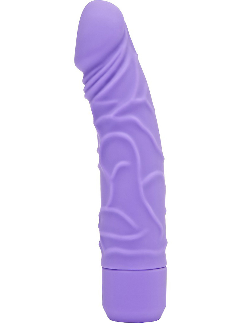 Silicone Classic: 7-läges Vibrator, lila