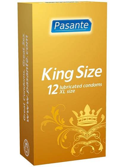 Pasante King Size: Kondomer, 12-pack | Glidmedel | Intimast