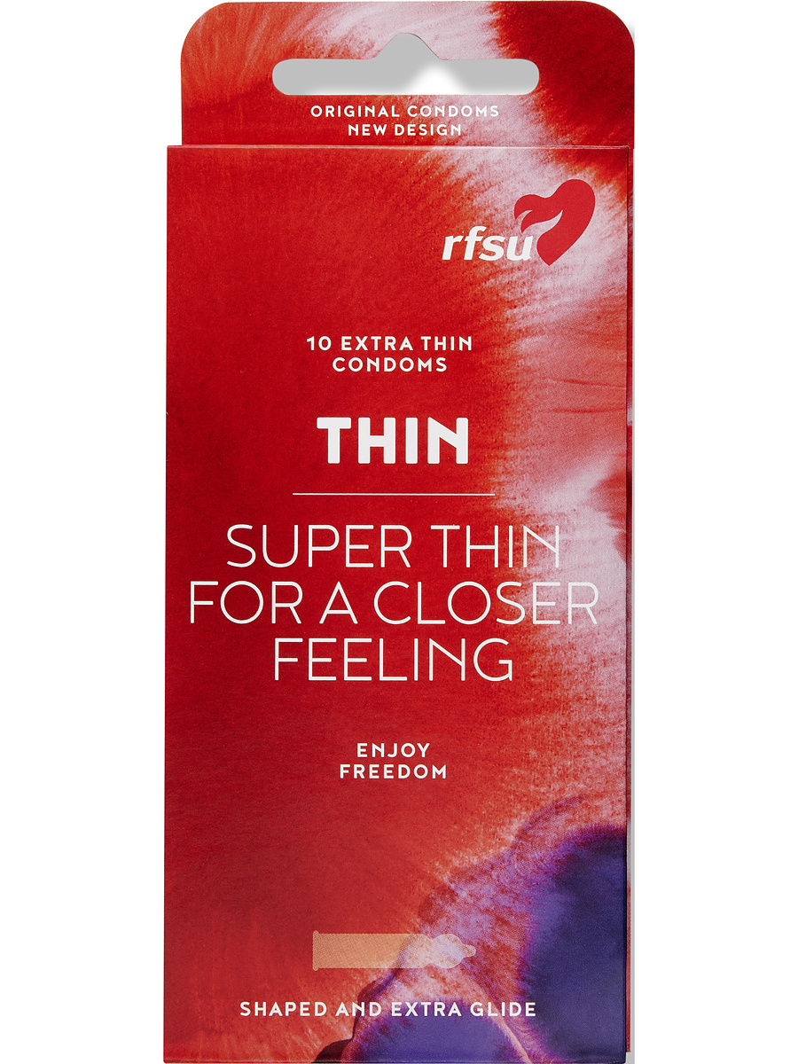 RFSU Thin: Kondomer, 10-pack | Ögonbindlar | Intimast