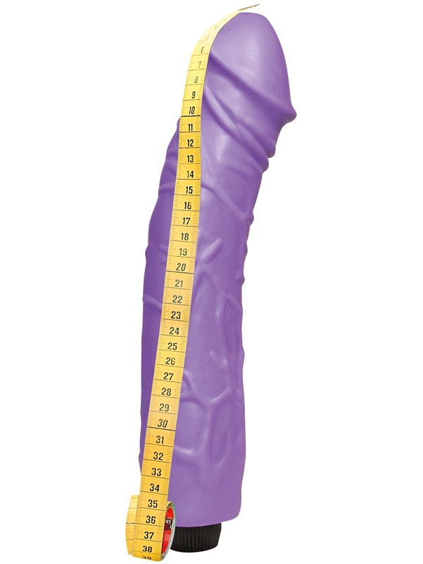 Queeny Love: Giant Lover Dildovibrator, 33 cm, lila | Glidmedel | Intimast