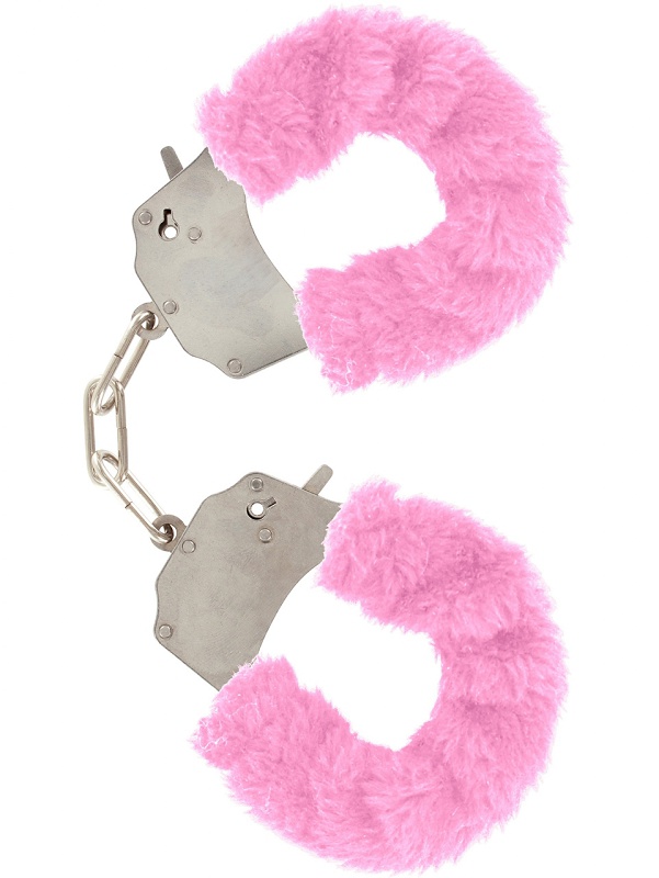 Toy Joy: Furry Fun Cuffs Plush, rosa