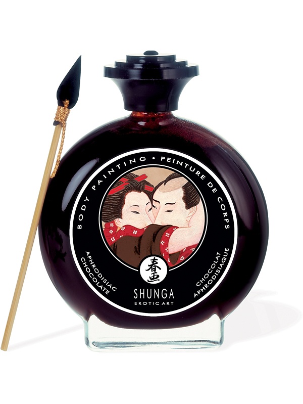 Shunga Body Painting: Choklad, 100 ml | Penisringar | Intimast