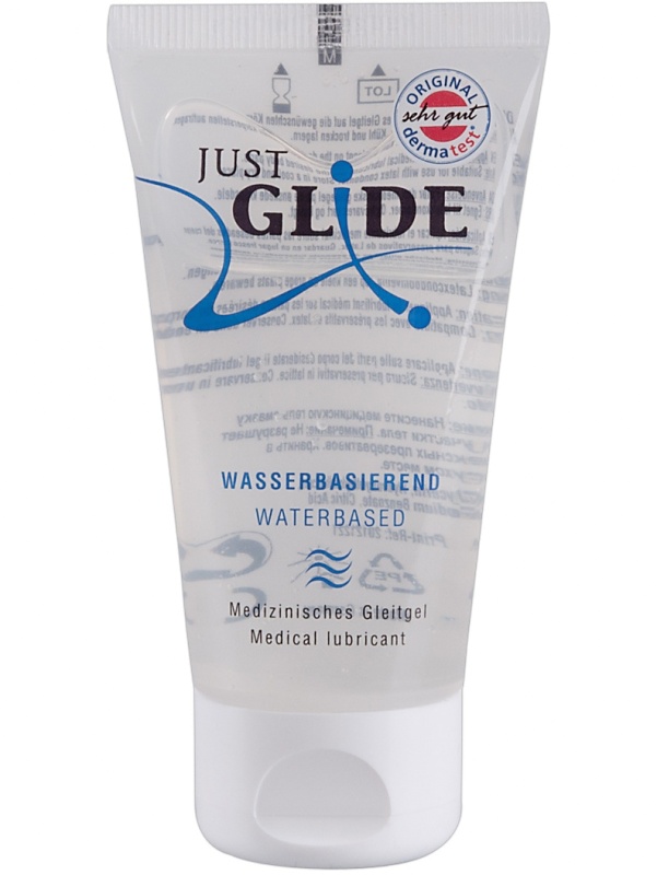 Just Glide: Vattenbaserat Glidmedel, 50 ml | Klitorisvibrator | Intimast