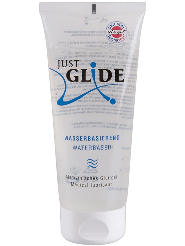 Just Glide: Vattenbaserat Glidmedel, 200 ml | Klitorisvibrator | Intimast