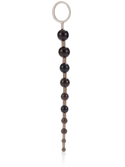 California Exotic: X-10 Beads, svart | Analpluggar | Intimast