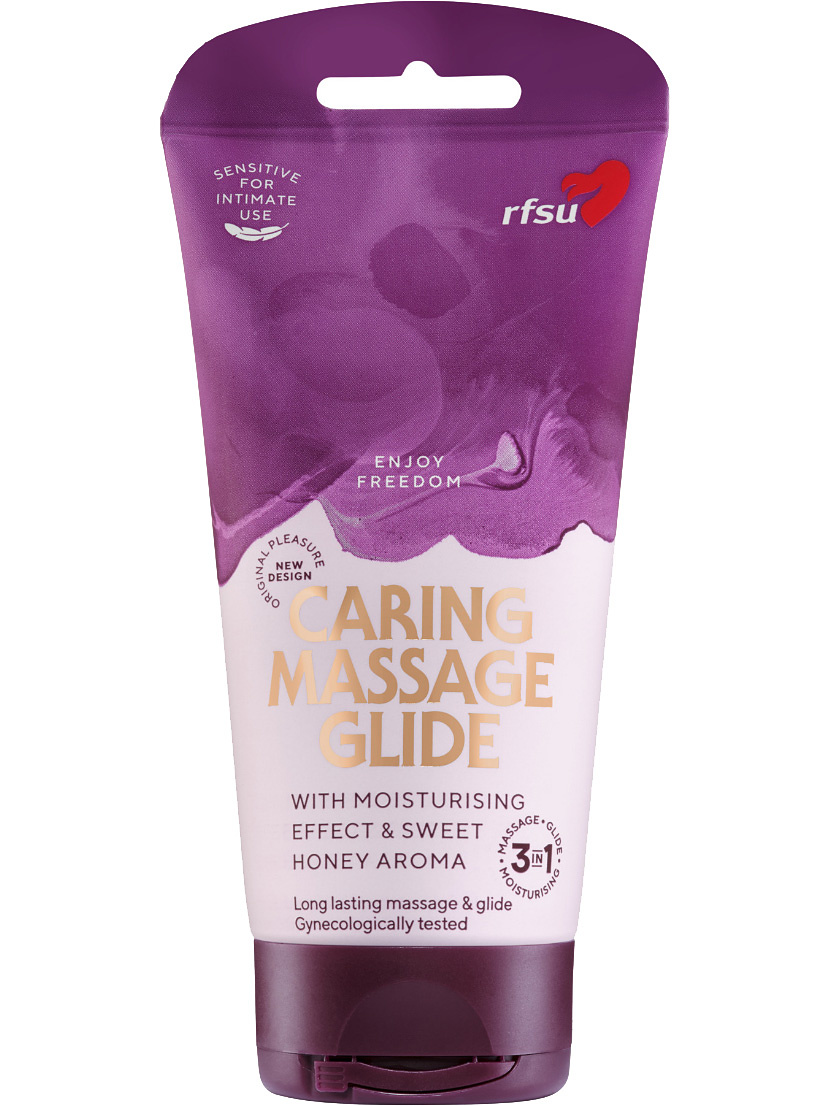 RFSU 3 in 1: Caring Massage Glide, 150 ml | Klitorisvibrator | Intimast