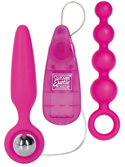 California Exotic: Booty Call Vibro Kit, rosa