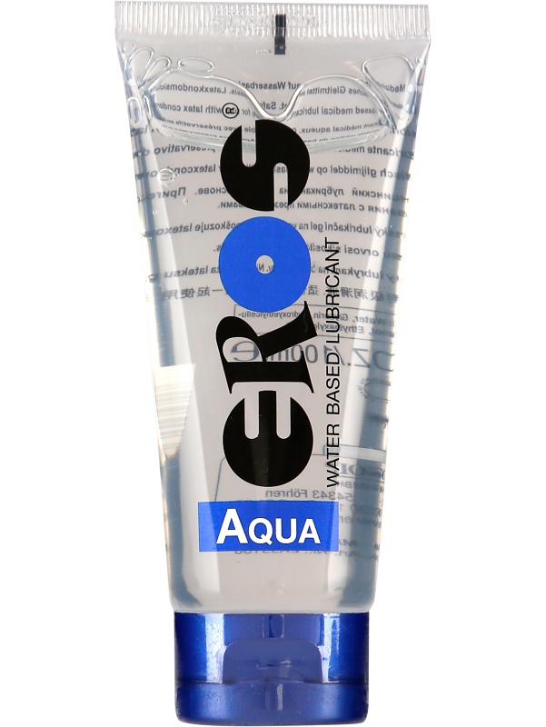 Eros Aqua: Vattenbaserat Glidmedel (Tub), 200 ml | Penisöverdrag | Intimast