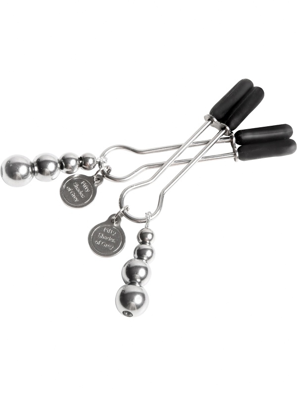 Fifty Shades of Grey: The Pinch, Adjustable Nipple Clamps | Starkare Erektion | Intimast