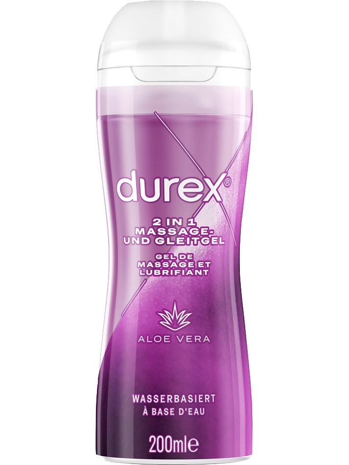 Durex Play Massage 2-in-1: Aloe Vera, Glidmedel/Gel, 200 ml | Gags | Intimast