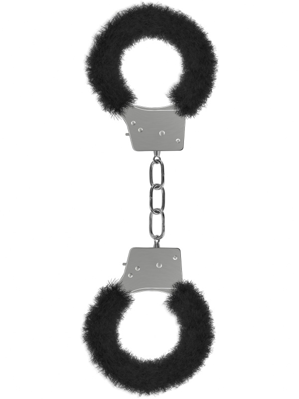 Ouch!: Beginner's Furry Handcuffs, svart