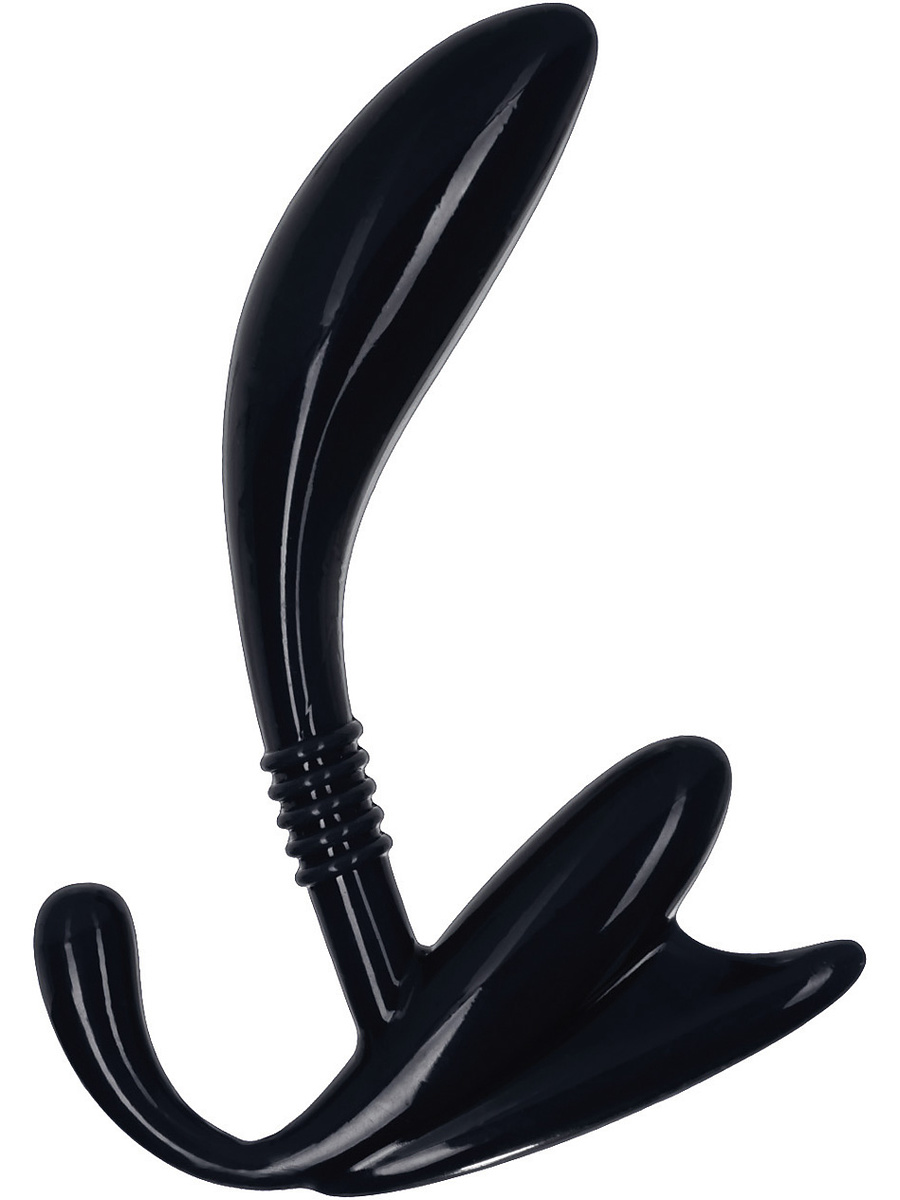 California Exotic: Apollo, Curved Prostate Probe, svart