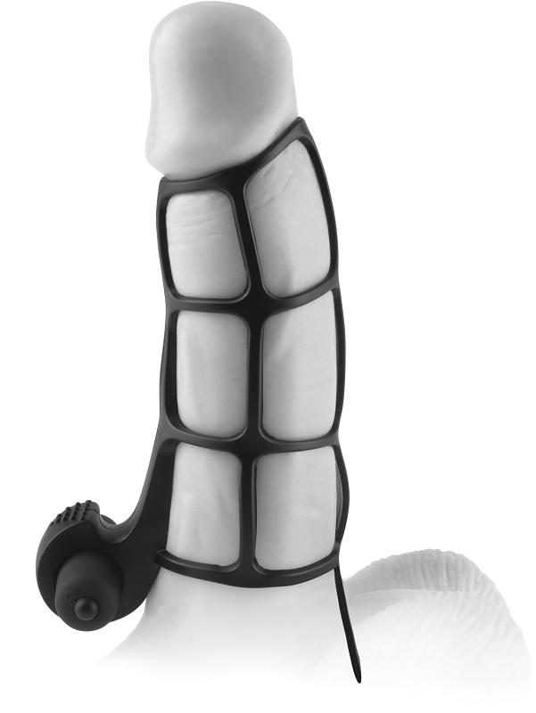 Pipedream Fantasy X-Tensions: Deluxe Silicone Power Cage, svart