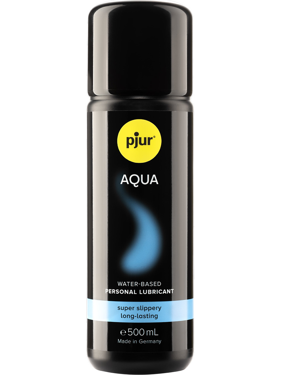 Pjur Aqua: Vattenbaserat Glidmedel, 500 ml | Elektrosex | Intimast