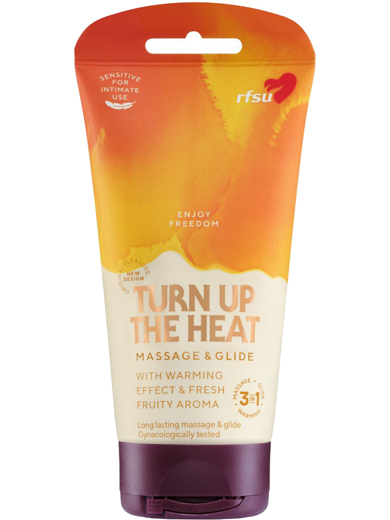 RFSU Sense Me: Turn Up The Heat, Värmande Glidmedel & Gel, 150 ml | Elektrosex | Intimast