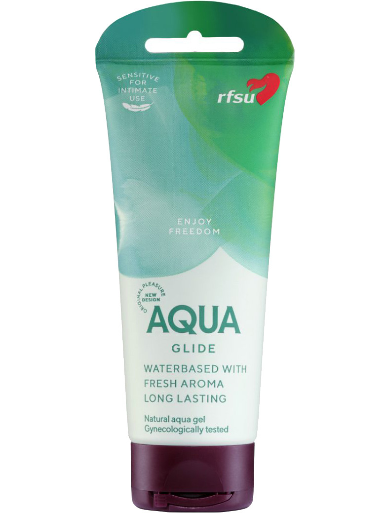 RFSU Sense Me: Aqua Glide, Vattenbaserat Glidmedel, 100 ml | Analvibratorer | Intimast