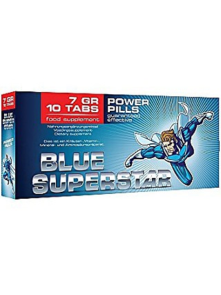 Pharmquests: Blue Superstar, 10 tabletter Pharmquests: Blue Superstar, 10 tabletter