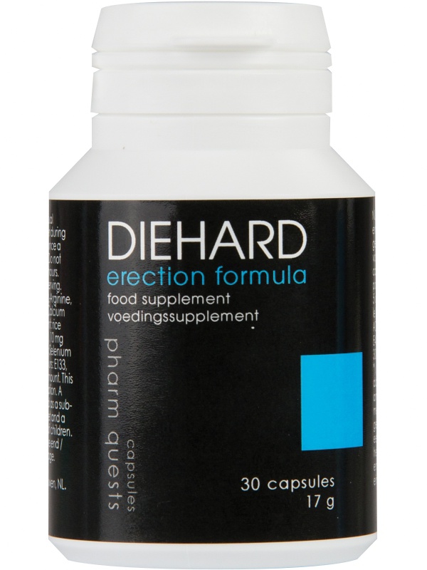 Pharmquests: DieHard, Erection Formula, 30 kapslar Pharmquests: DieHard, Erection Formula, 30 kapslar