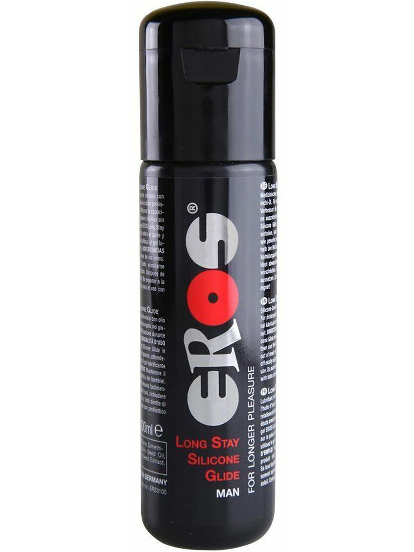 Eros Man: Long Stay Silicone Glide, 100 ml | Fetisch / Extreme | Intimast