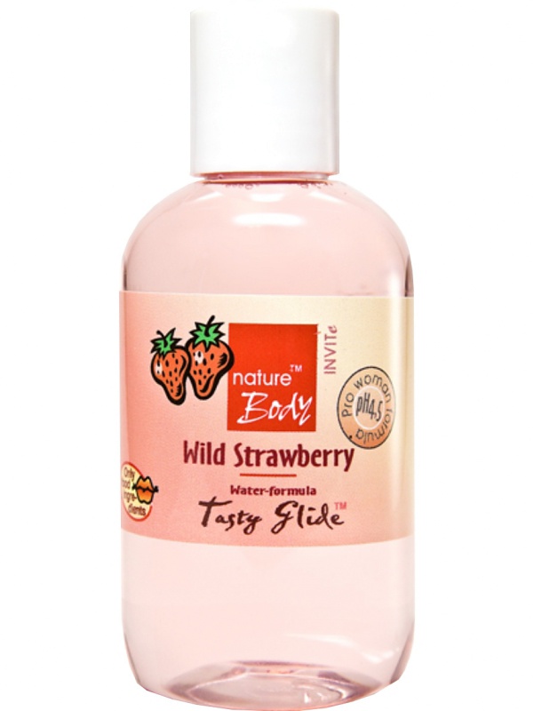 Nature Body: Wild Strawberry, Tasty Glide, 100 ml | Trosor & Strings | Intimast