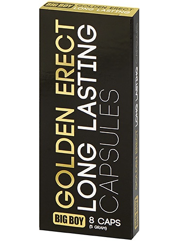 Cobeco: Big Boy, Golden Erect, Long Lasting Capsules, 8 st Cobeco: Big Boy, Golden Erect, Long Lasting Capsules, 8 st