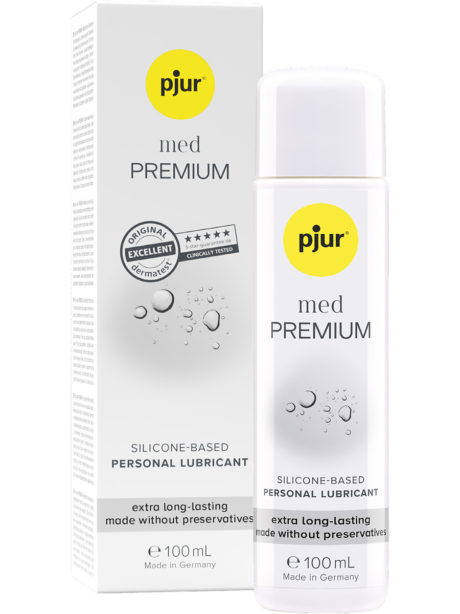 Pjur Med: Premium Glide, Silikonbaserat Glidmedel, 100 ml