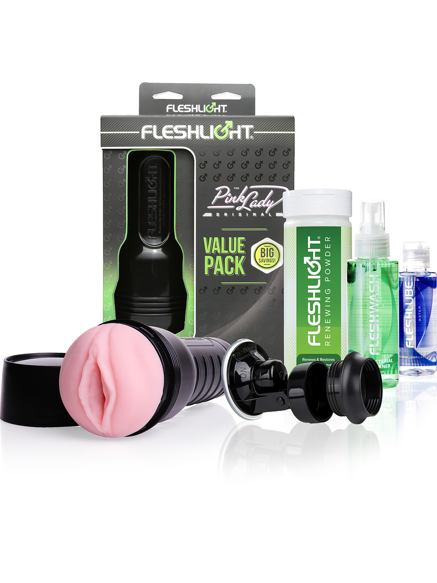 Fleshlight: Pink Lady, Value Pack | Större Penis | Intimast