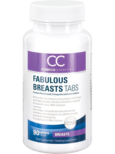 Cobeco: Fabulous Breasts Tabs, 90 tabletter | Strap-ons | Intimast