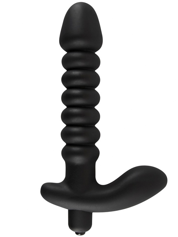 Black Velvets: Vibrating Silicone, Medium, svart