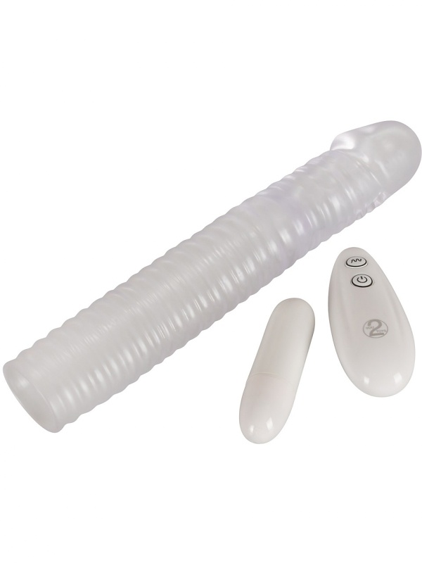 You2Toys: Vibrating Remote Control Sleeve, transparent