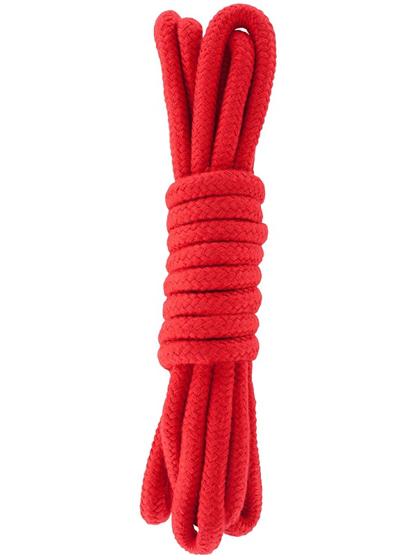 Hidden Desire: Bondage Rope, 3m, röd | Penisringar | Intimast