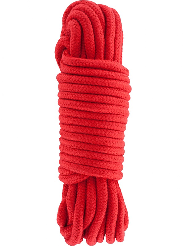 Hidden Desire: Bondage Rope, 10m, röd