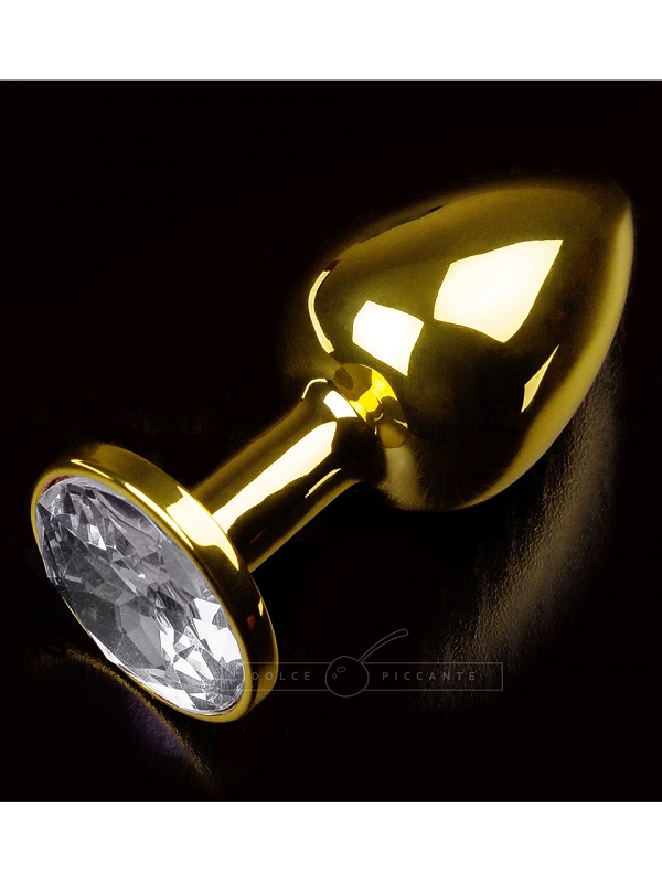 Dolce Piccante: Jewellery Plug, Silver Diamond, guld, small