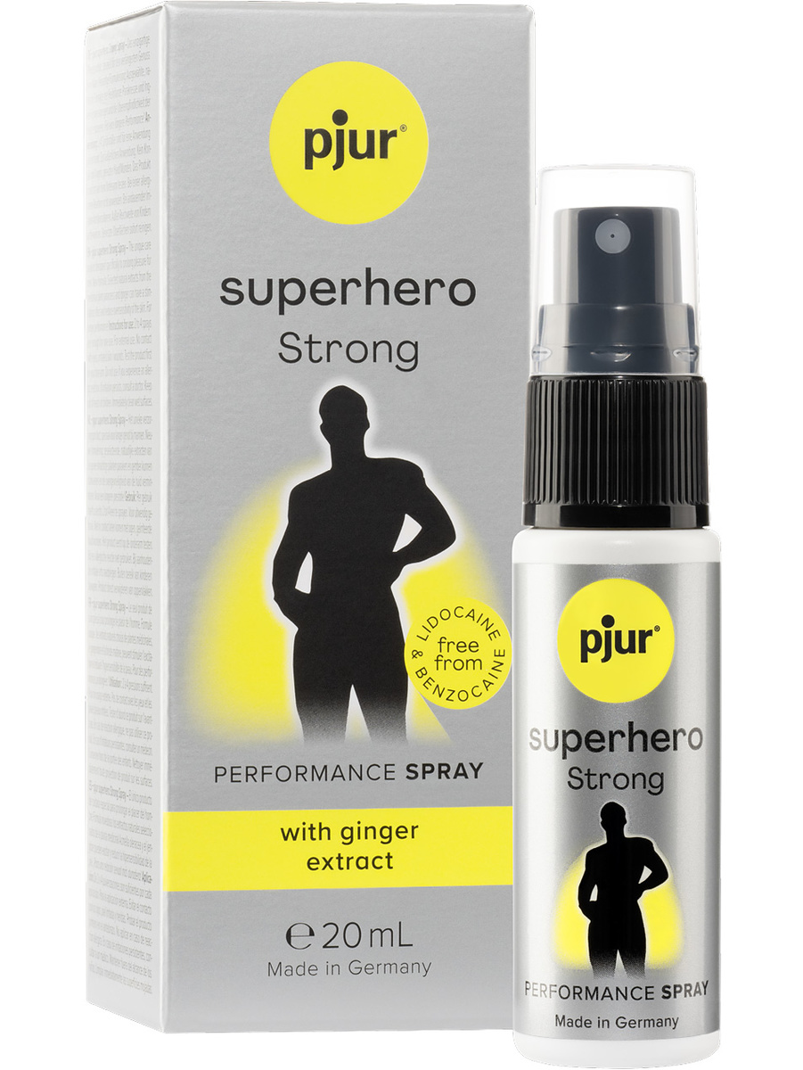 Pjur Superhero Strong: Fördröjningsspray, 20 ml | För henne | Intimast