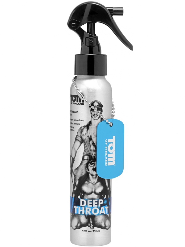 Tom of Finland: Deep Throat Spray, 118 ml | Klämmor | Intimast