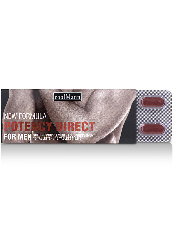 CoolMann: Potency Direct, Erection Tabs, 16 st CoolMann: Potency Direct, Erection Tabs, 16 st