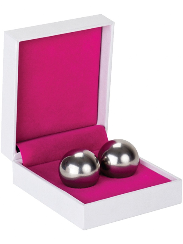 Shots Toys: Ben Wa Balls, Heavy Weight, silver