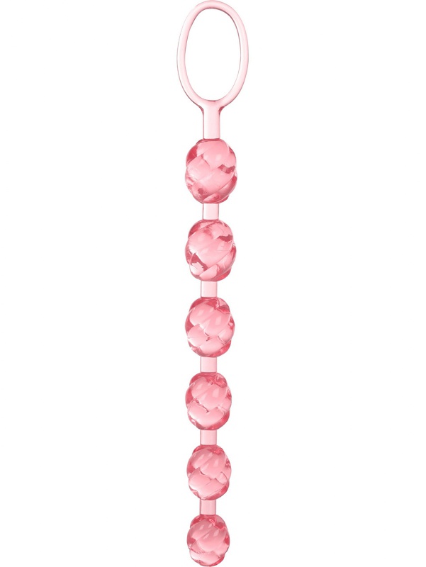 California Exotic: Swirl Pleasure Beads, rosa | Presenttips | Intimast