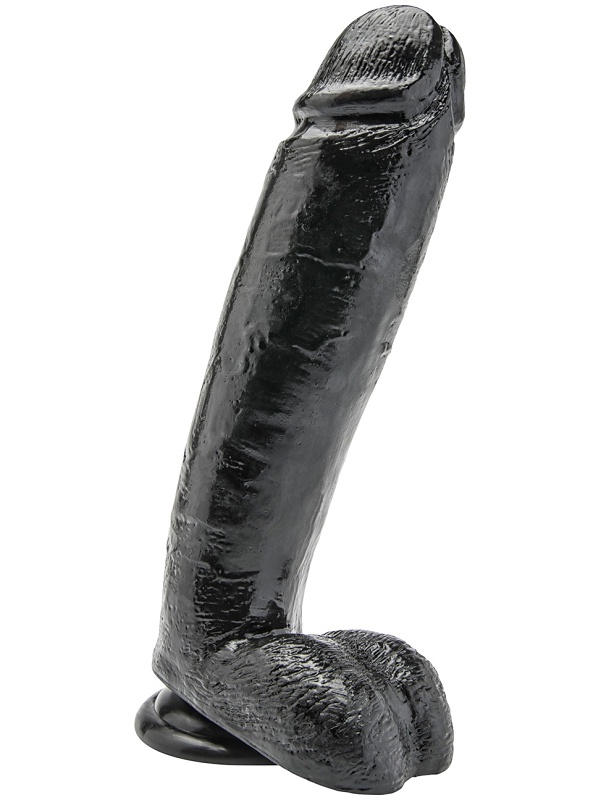 Toy Joy: Get Real Dildo, 27 cm, svart | Underkläder | Intimast
