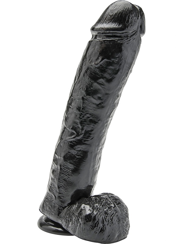 Toy Joy: Get Real Dildo, 28 cm, svart | Sköna Orgasmer | Intimast