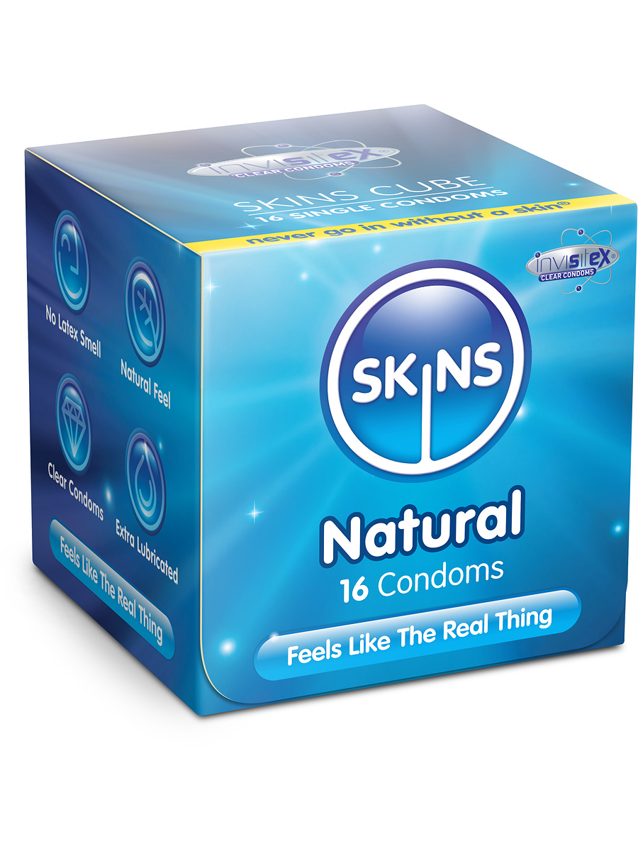 Skins Natural: Cube, 16-pack