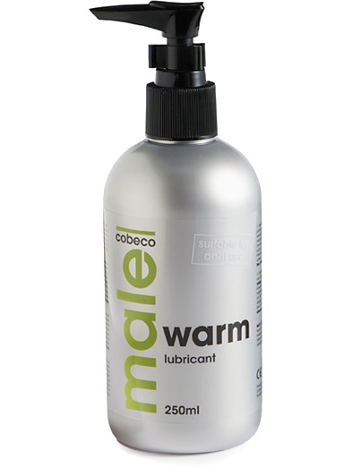 Cobeco: Male, Warm Lubricant, 250 ml | Realistiska Vaginor | Intimast