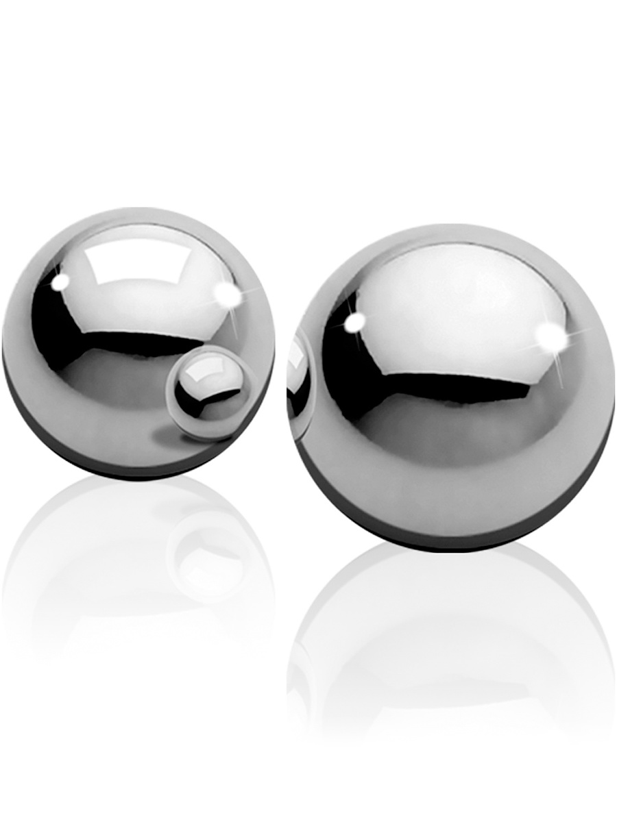 Ouch!: Medium Weight Ben-Wa-Balls, silver | Realistiska Vaginor | Intimast