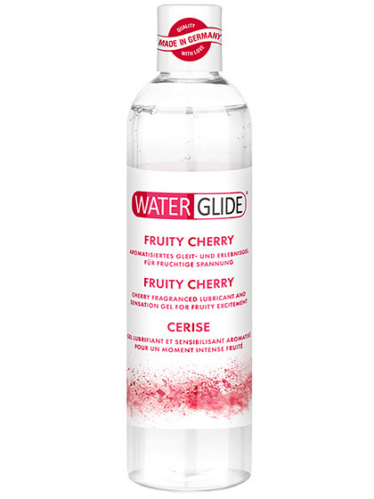 Waterglide: Fruity Cherry, Lube & Sensation Gel, 300 ml