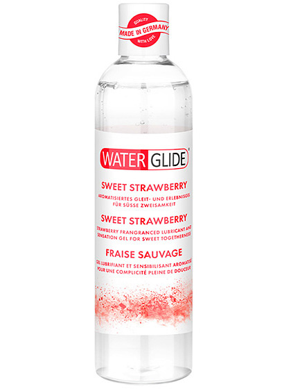 Waterglide: Sweet Strawberry, Lube & Sensation Gel, 300 ml | Onanileksaker | Intimast