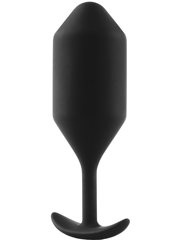 B-Vibe: Snug Plug 4, Weighted Silicone Plug, 257 gram | Analleksaker | Intimast