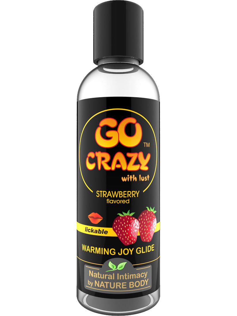 Nature Body: Go Crazy with Lust, Strawberry, Warming, 100 ml