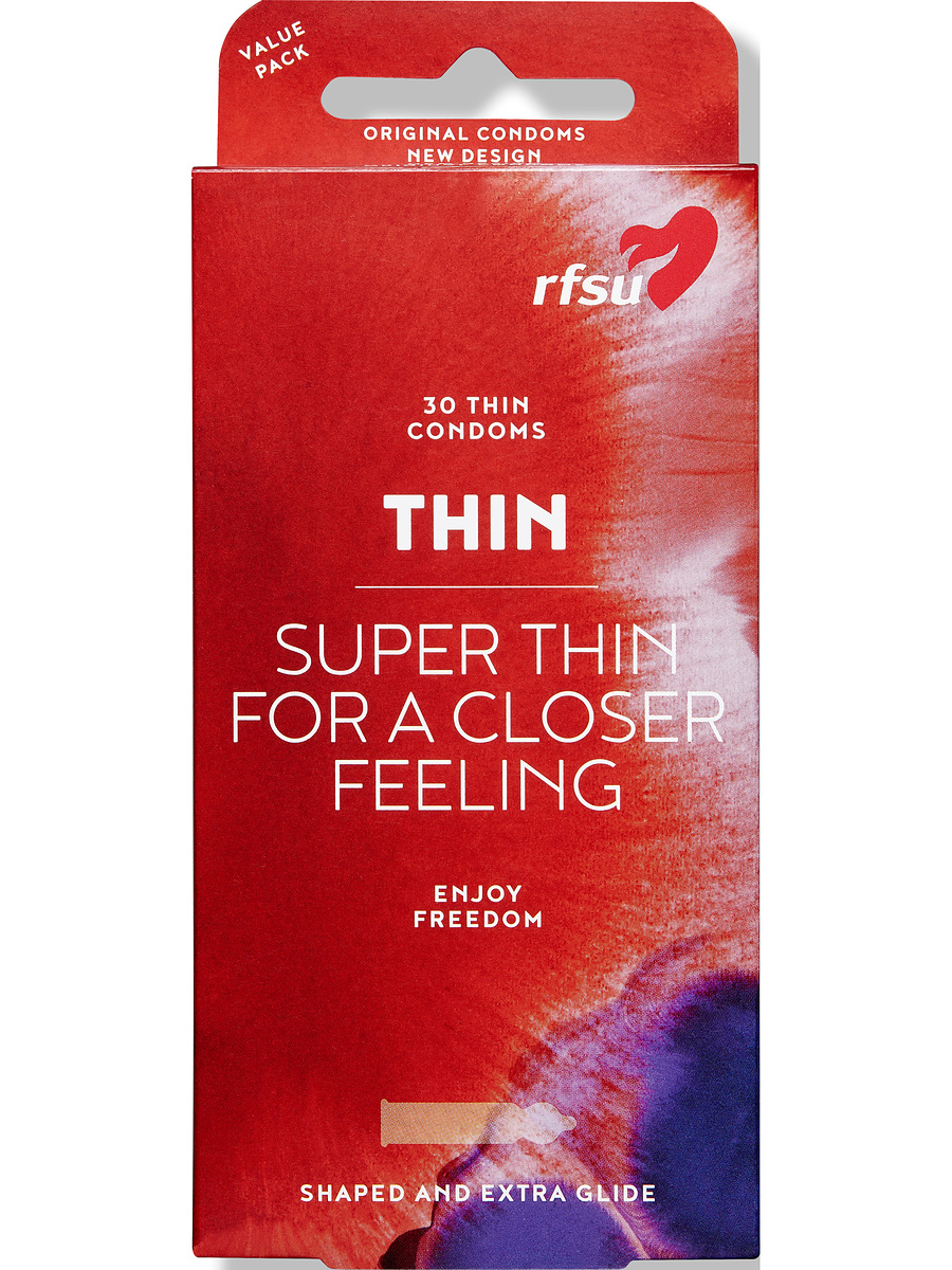 RFSU Thin: Kondomer, 30-pack | Penisringar | Intimast