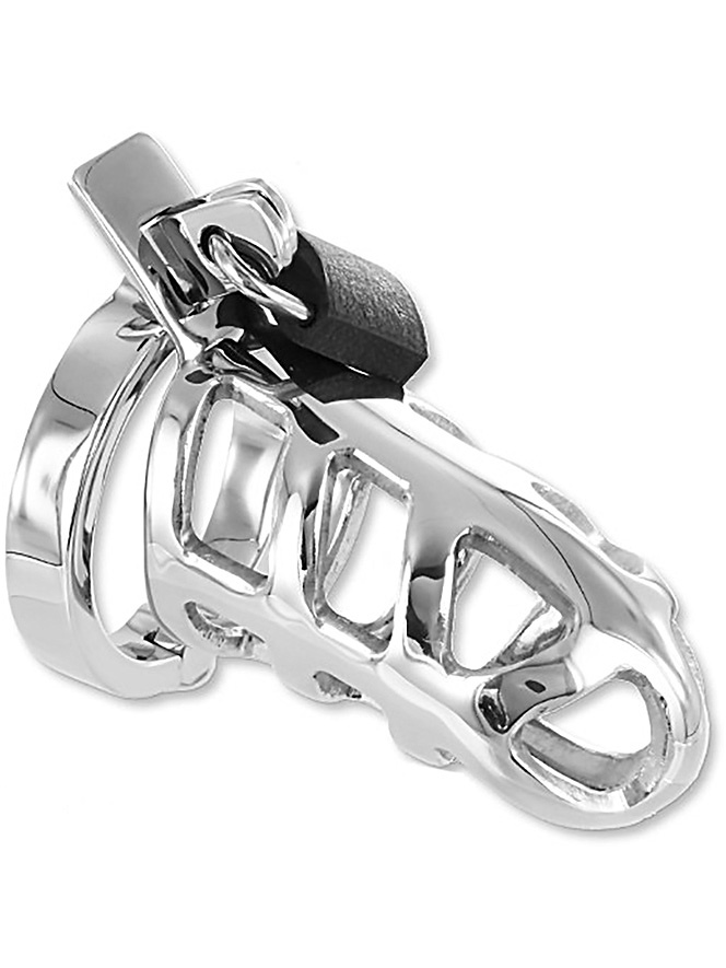 Triune: Brutal Chastity Cage, Stainless Steel, 45 mm | Stavar & dildos | Intimast